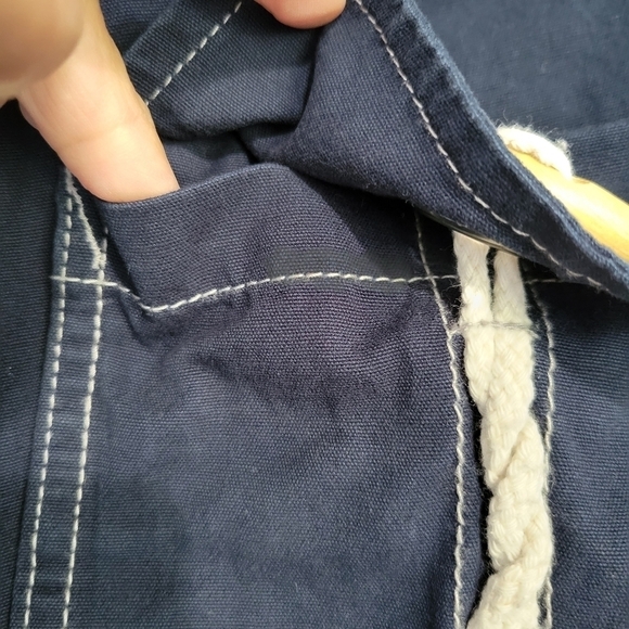 DOMON Produce of Rope Cropped Chino Pants in Navy Blue Waist 31 - Picture 7 of 11